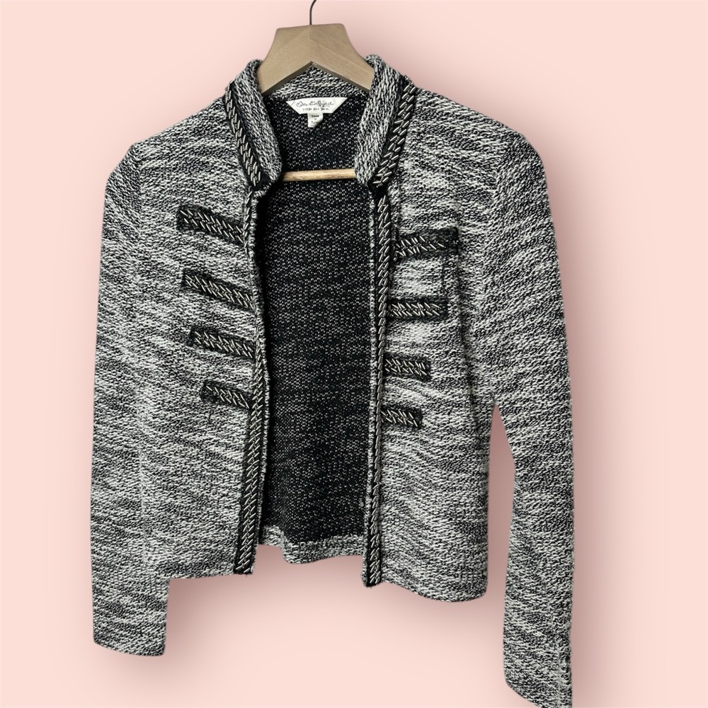 Miss Selfridge Black and White Tweed Jacket  Blazer